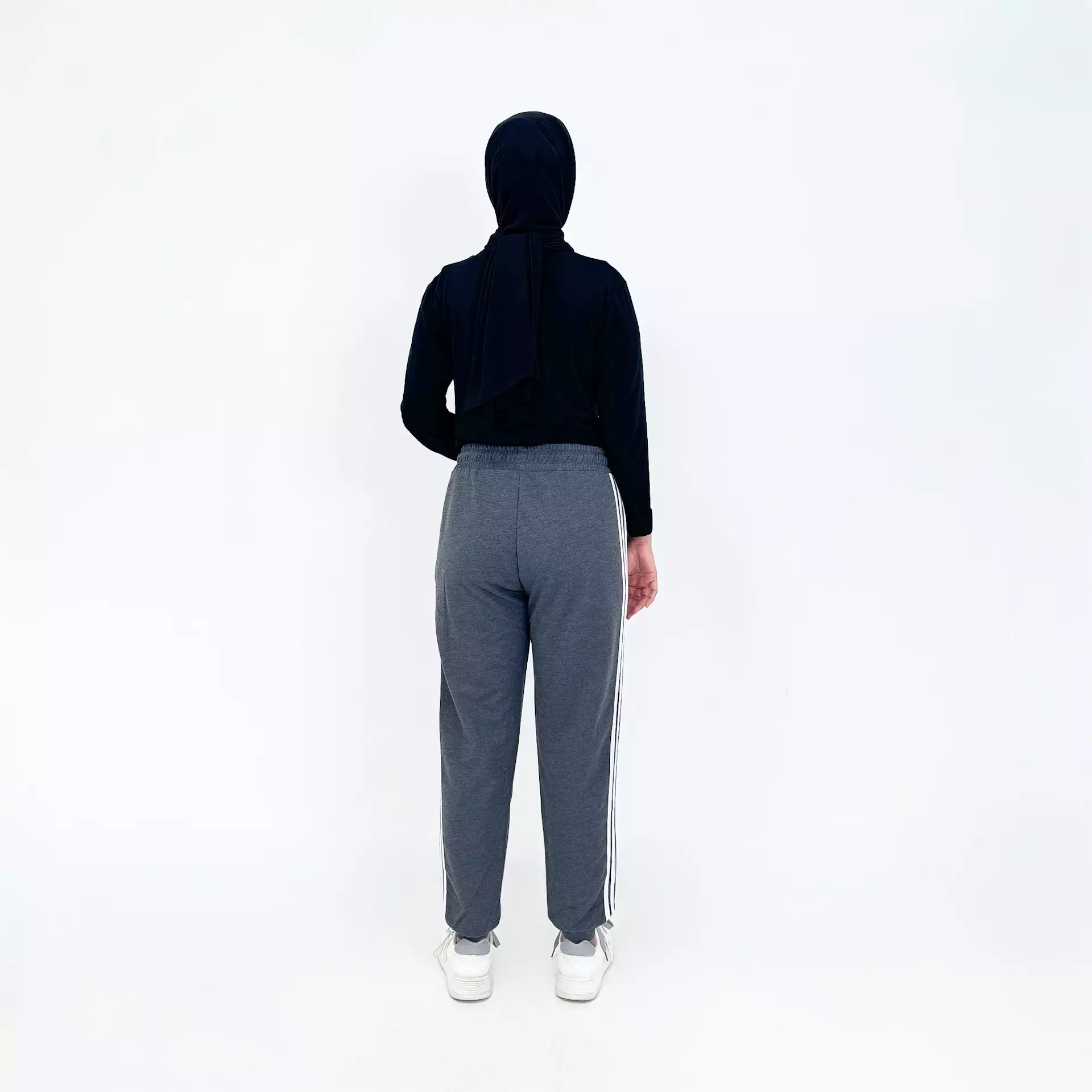 Jogger Running Pants Raisa ABU TUA Celana Panjang Olahraga Wanita