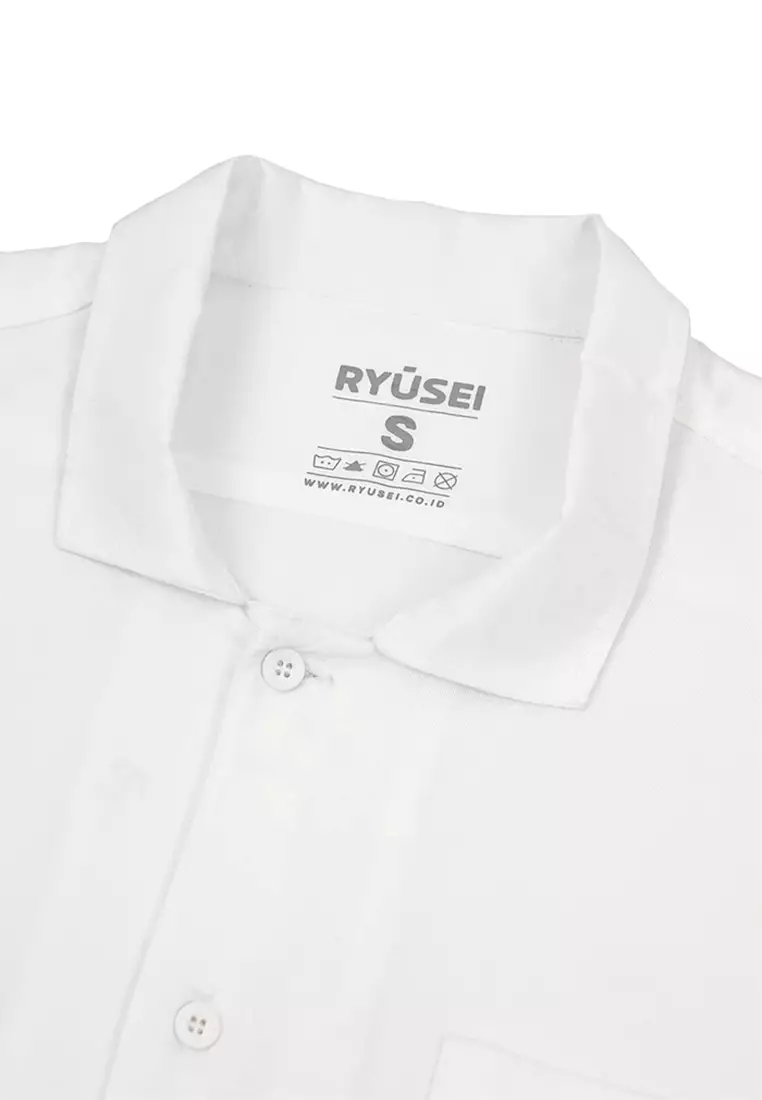 Ryusei Kemeja Pantai Yutaka White