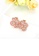 Glamorousky white Fashion Simple Plated Rose Gold Four-leafed Clover Stud Earrings with Cubic Zirconia FDE9AAC9F4AE26GS_3