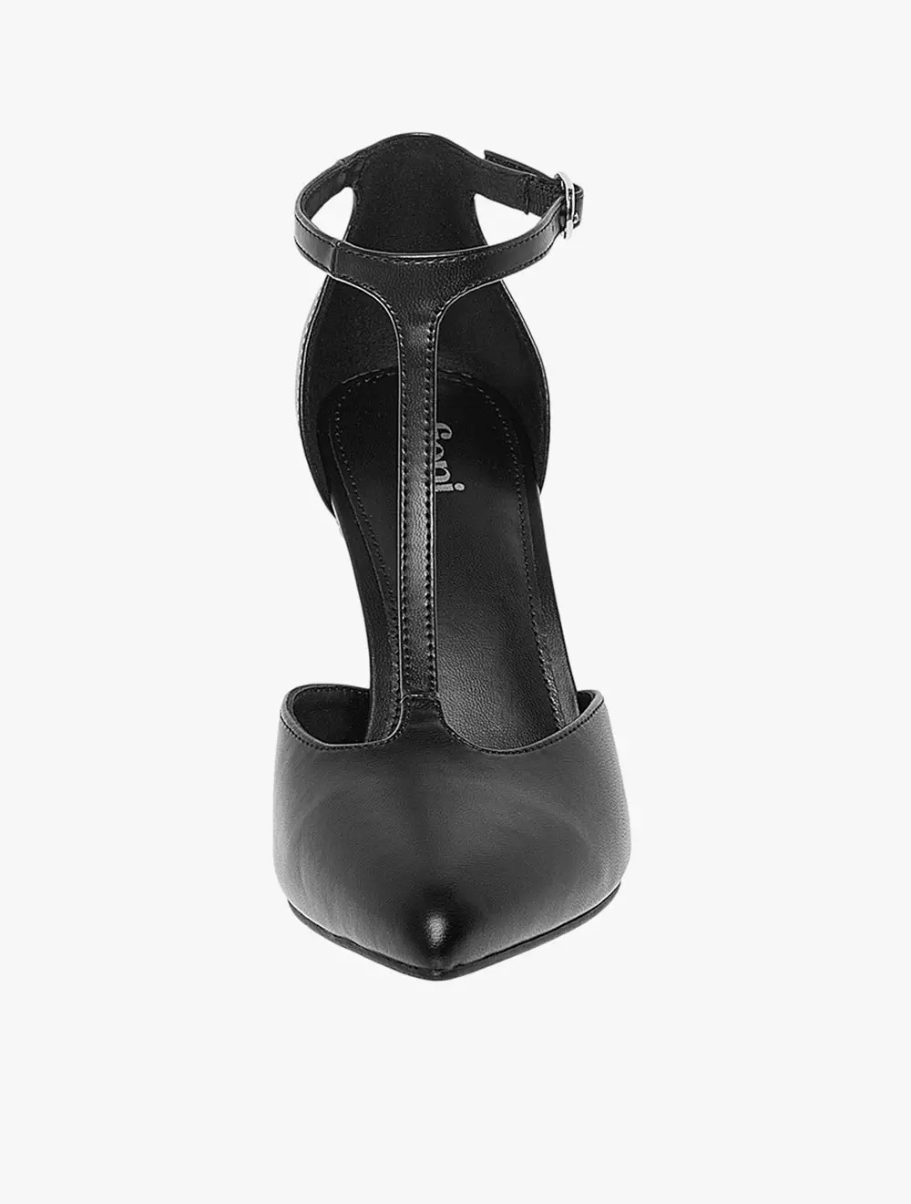 Payless Fioni Women Saxon T-Strap Pumps - Black_04