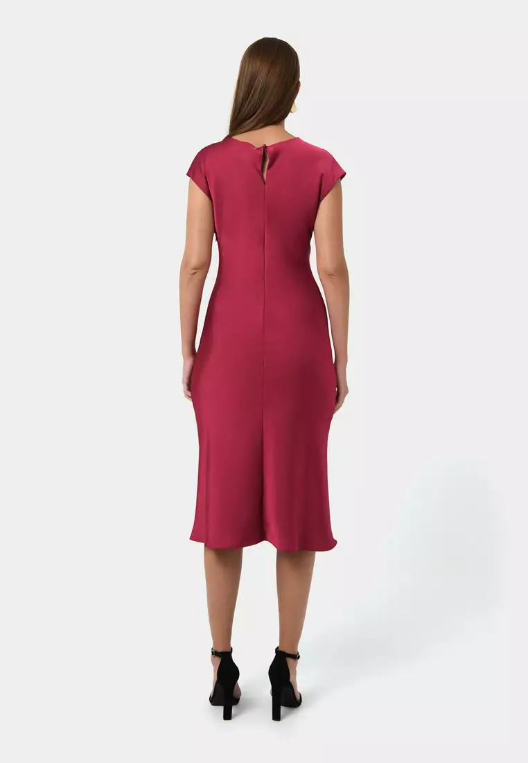 Dulce Satin Midi Dress