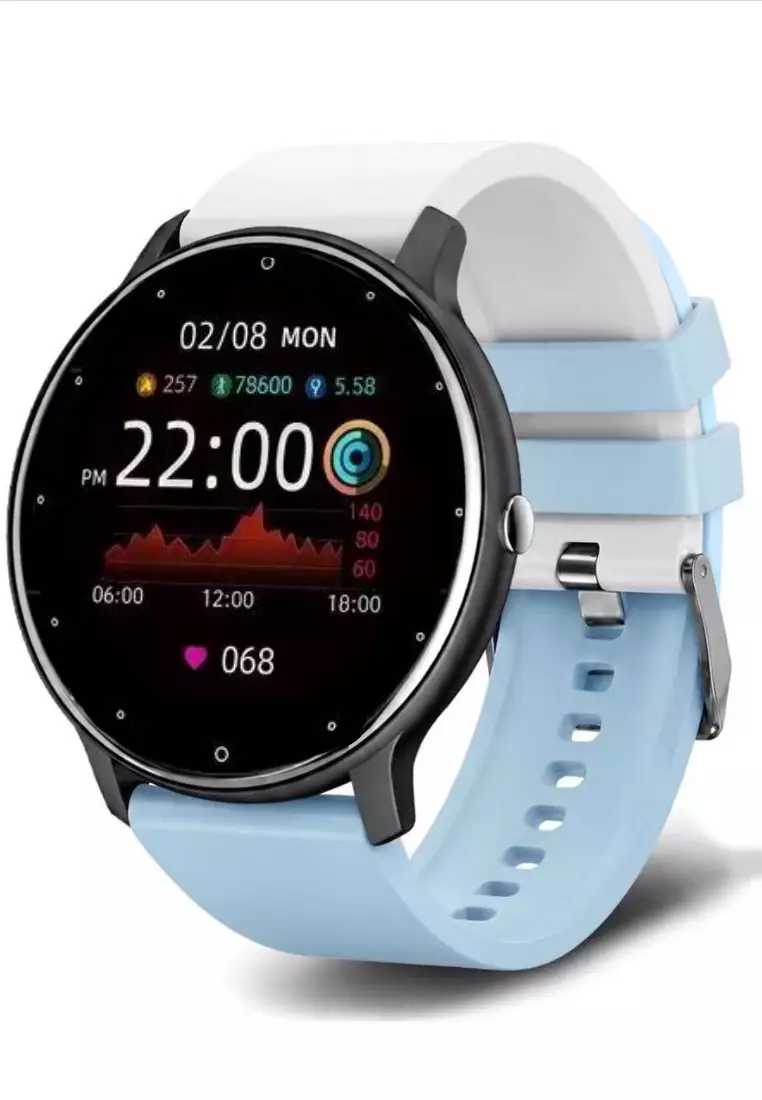 ARGENTINA Unisex Smart Watch - Support your favourite country! - Special Edition with 2 Easy to Exchange Silicon Straps (Black / Mixed Flag Colors Strap)