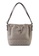 Unisa beige Faux Leather Quilted Bucket Bag DE6B8ACBF62970GS_1