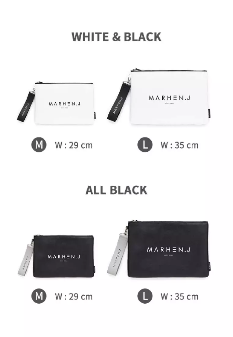JACKY Vegan Leather White Black