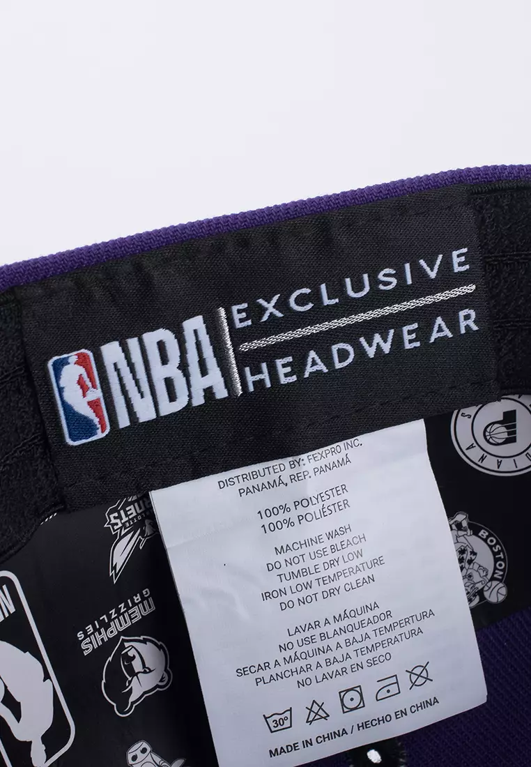 Los Angeles Lakers Flex Fit Flat Cap Real Hoops Collection