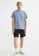 H&M blue Regular Fit Round-Neck T-Shirt 78621AA96F6557GS_4