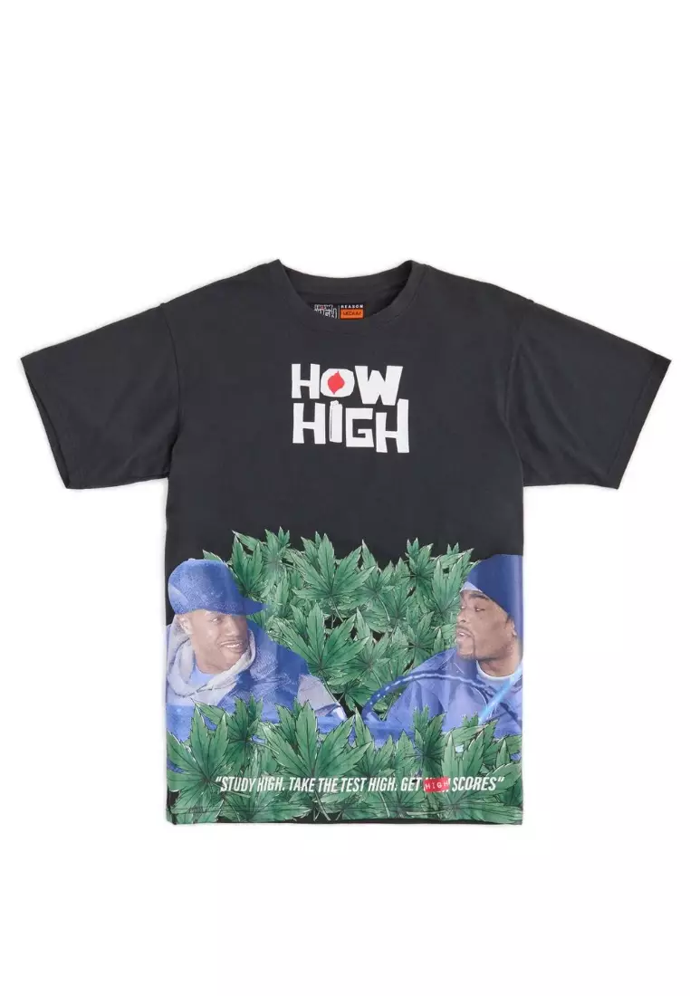 NYC Streetwear - How High Short Sleeves Tee - Black