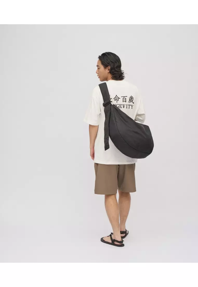 Plain-Me Cloud Bag-Black (L)  Polyester 100%