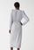 & Other Stories silver Fitted Wrap Midi Dress 0822CAA6022789GS_2