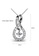 Krystal Couture gold KRYSTAL COUTURE Twist Pendant Necklace Embellished with Swarovski® crystals-White Gold/Clear 9FDCEAC109EED2GS_3