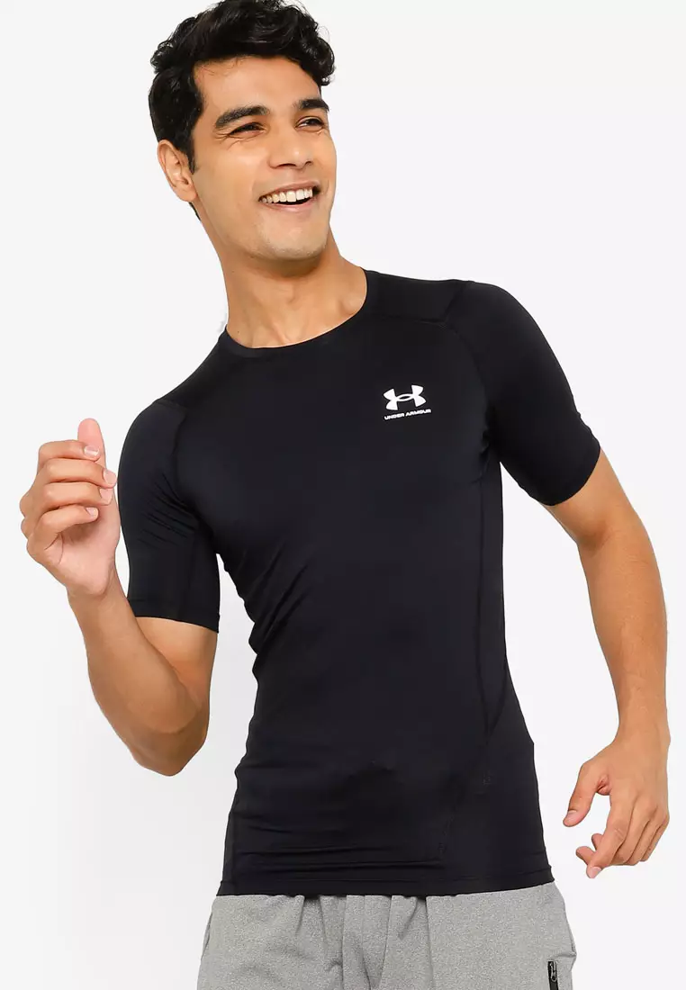 T-shirts Under Armour Hg Rush CompreSSion SS Black