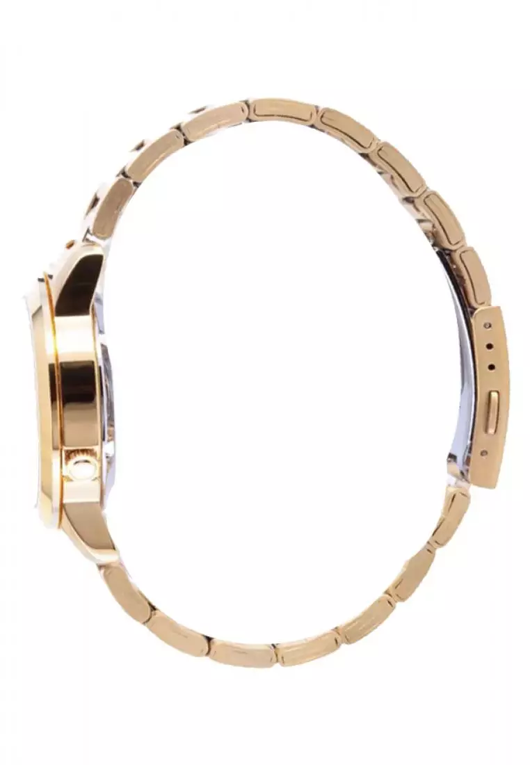 Jam Tangan Wanita Alba Original Garansi Resmi AH8422 AH8422X1 Strap Stainless Steel Rose Gold Angka Romawi