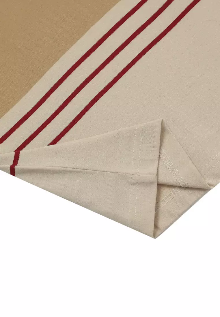 POLICE T-Shirt Salur Bordir Cotton Premium Tebal Pria 53006