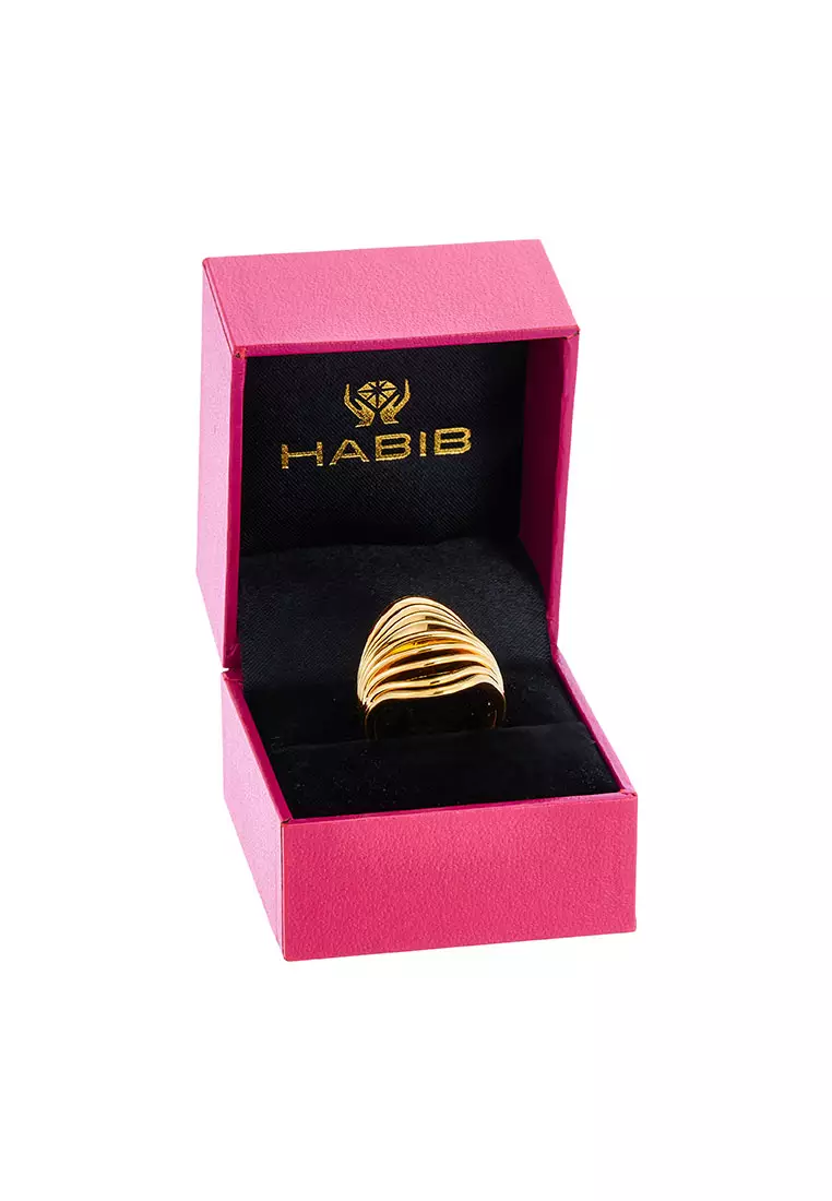 HABIB 999/24K Yellow Gold Ring LTR040624