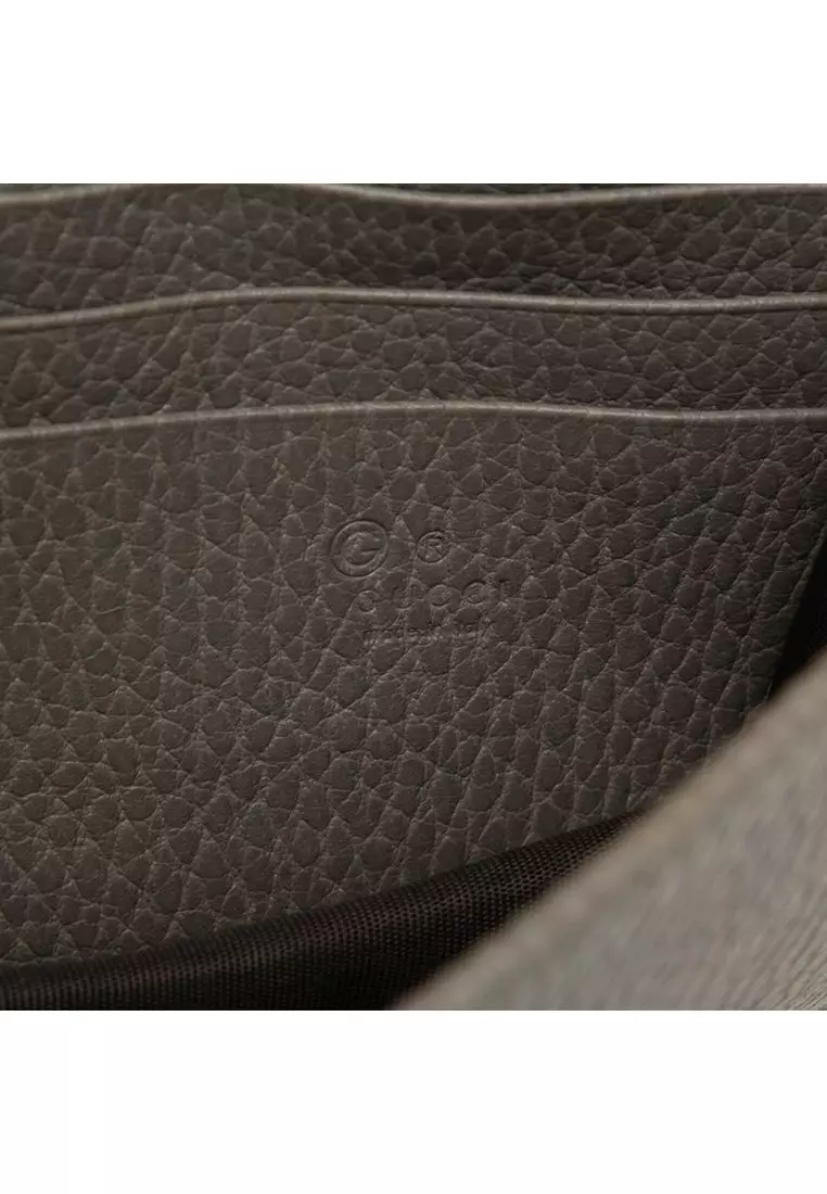 Pre-Loved Gucci Dollar Calfskin Interlocking G Wallet On Chain