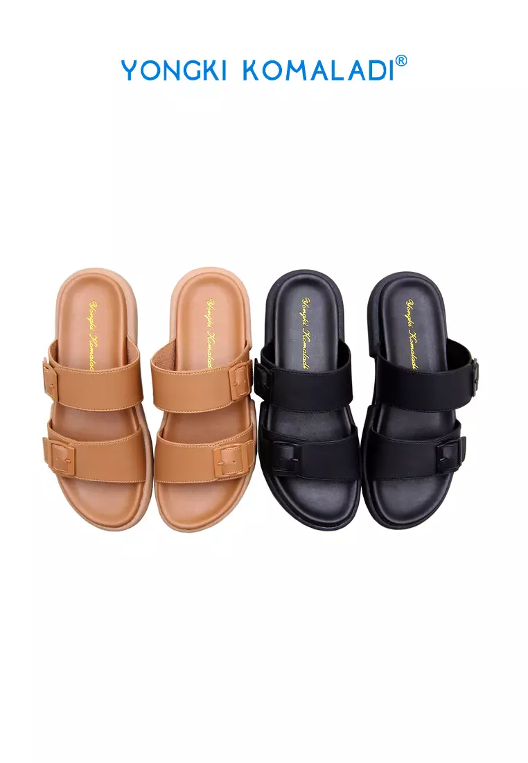 [ ORIGINAL ] YONGKI KOMALADI SANDAL OL-AY468-24 CAMEL