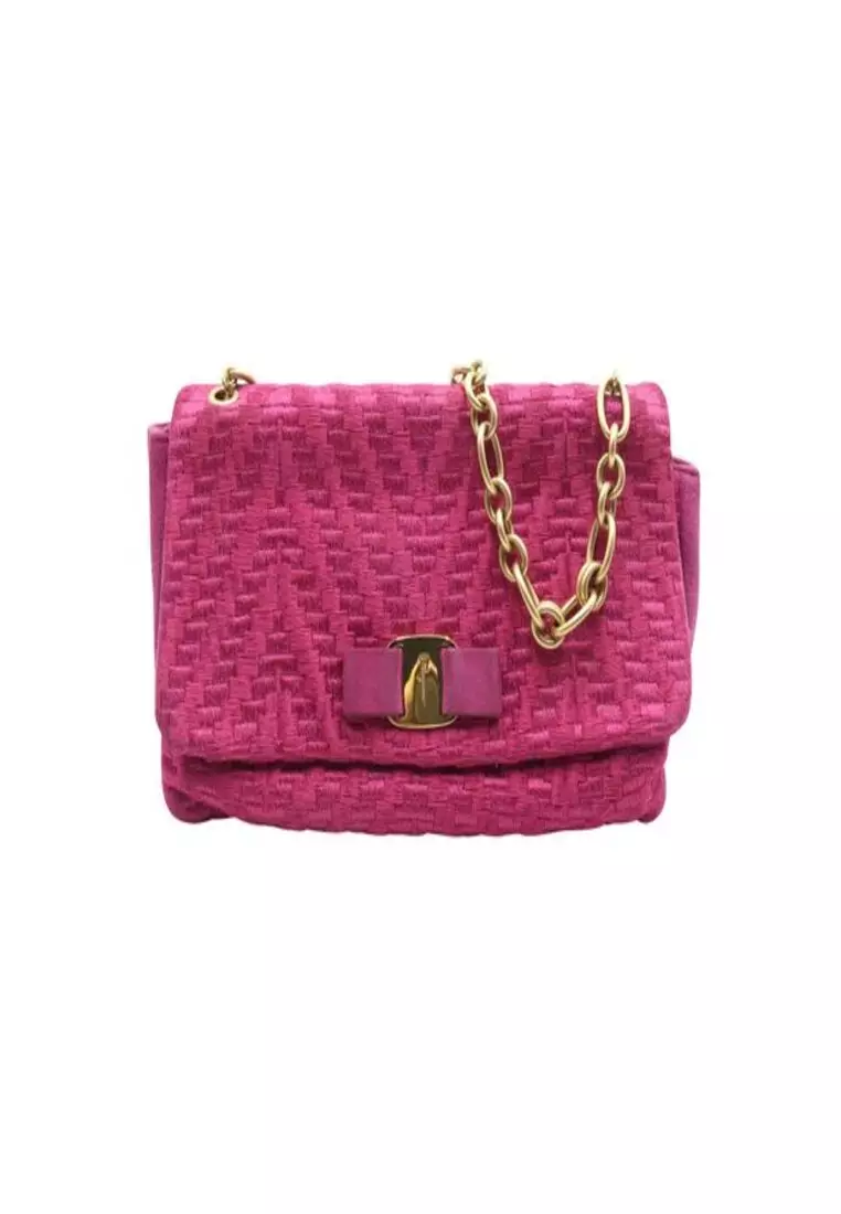 Pink sale ferragamo bag