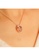 Millenne silver MILLENNE Made For The Night Heart Loop Studded Cubic Zirconia Rose Gold Necklace with 925 Sterling Silver B799AAC109ACB6GS_4