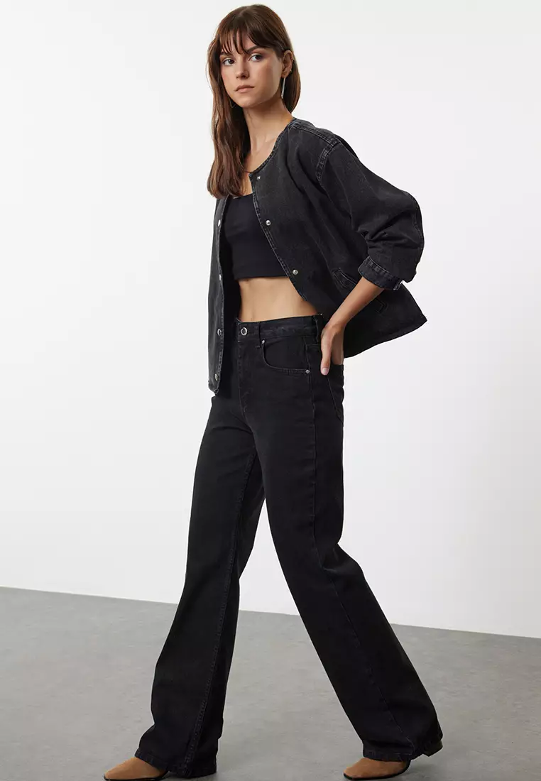 High Waist Wide Leg Jeans