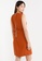 G2000 brown Cinched Dress With Contrast Zip 27872AA1273ED2GS_2