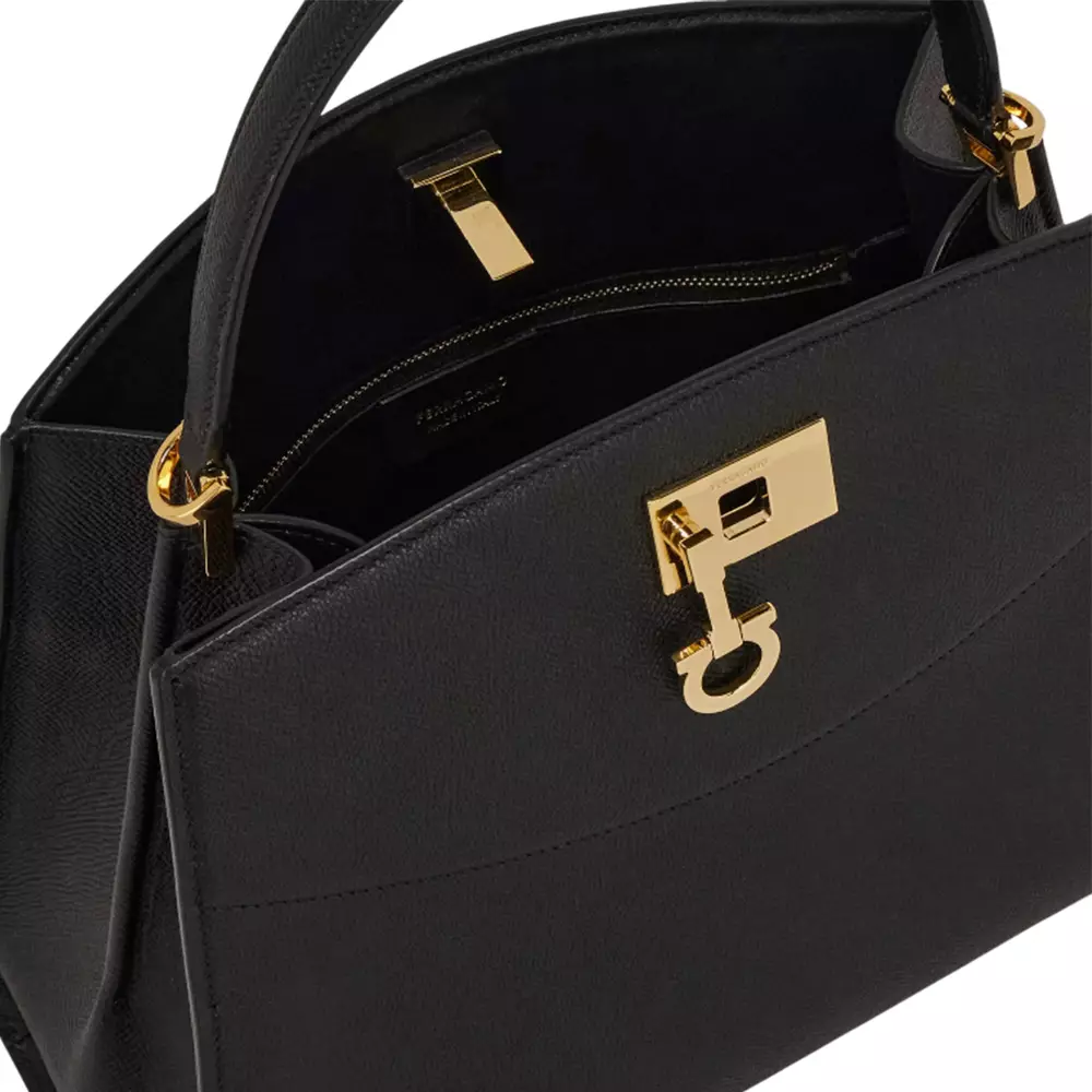 New Studio Box Hammered Calfskin Black