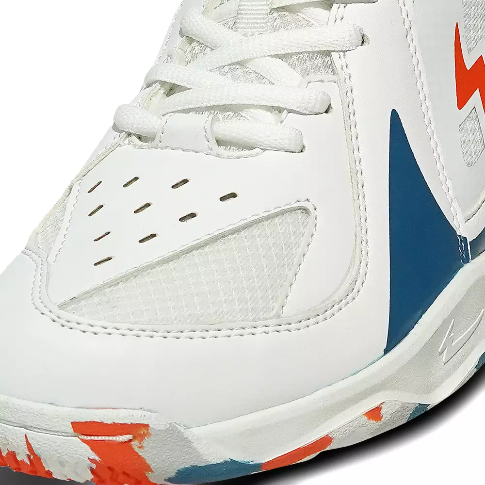 Eagle Sepatu Badminton Mirage - PUTIH/TOSKA TUA/JINGGA