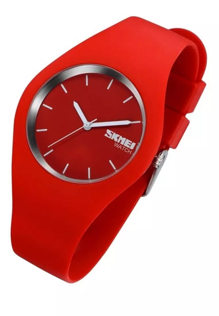 Jam Tangan Kasual Analog Wanita Waterproof Strap Tali Material Silicone SS11 ORIGINAL