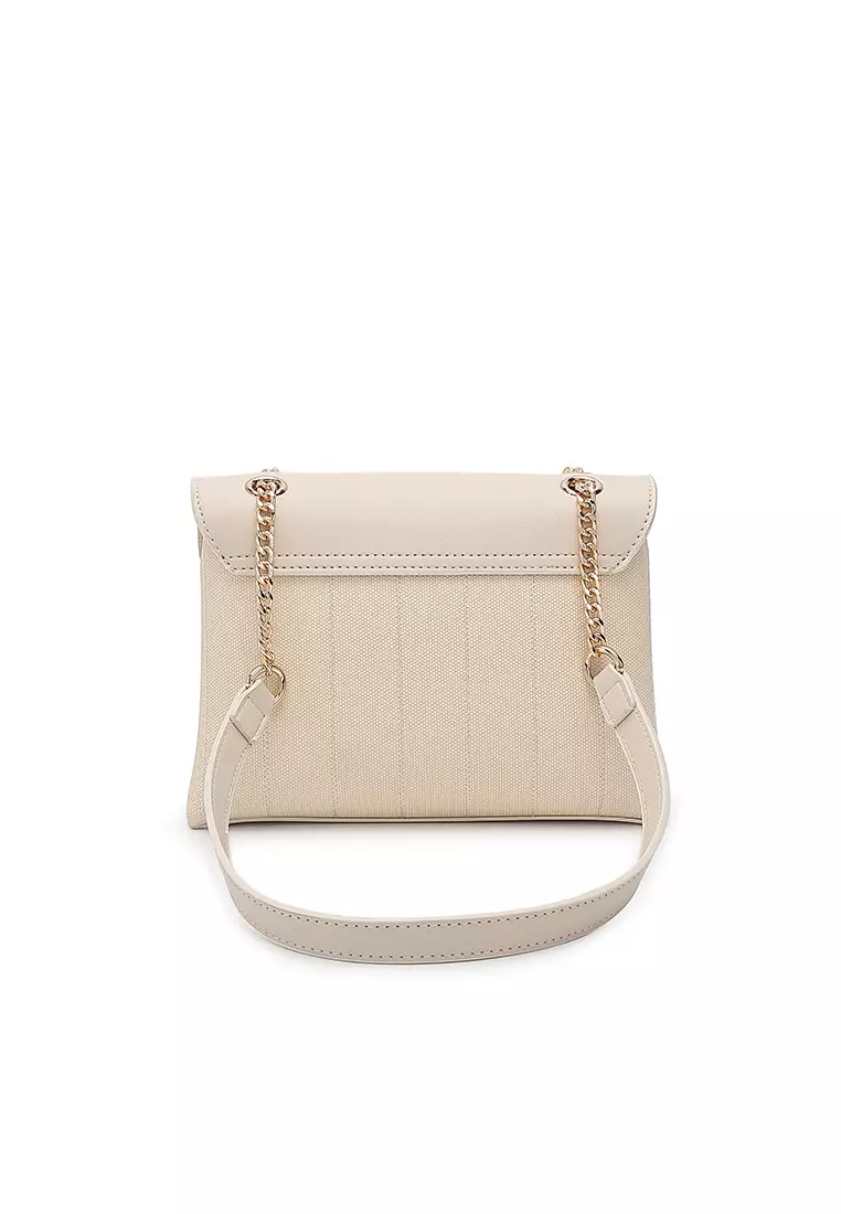 Women's Top Handle Bag / Sling Bag / Crossbody Bag (Tas Selempang / Tas Tangan) - Krem