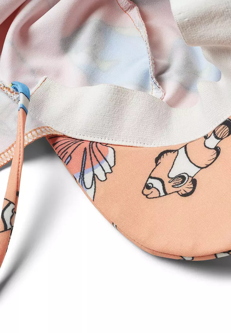 UV50 sun hat with fish