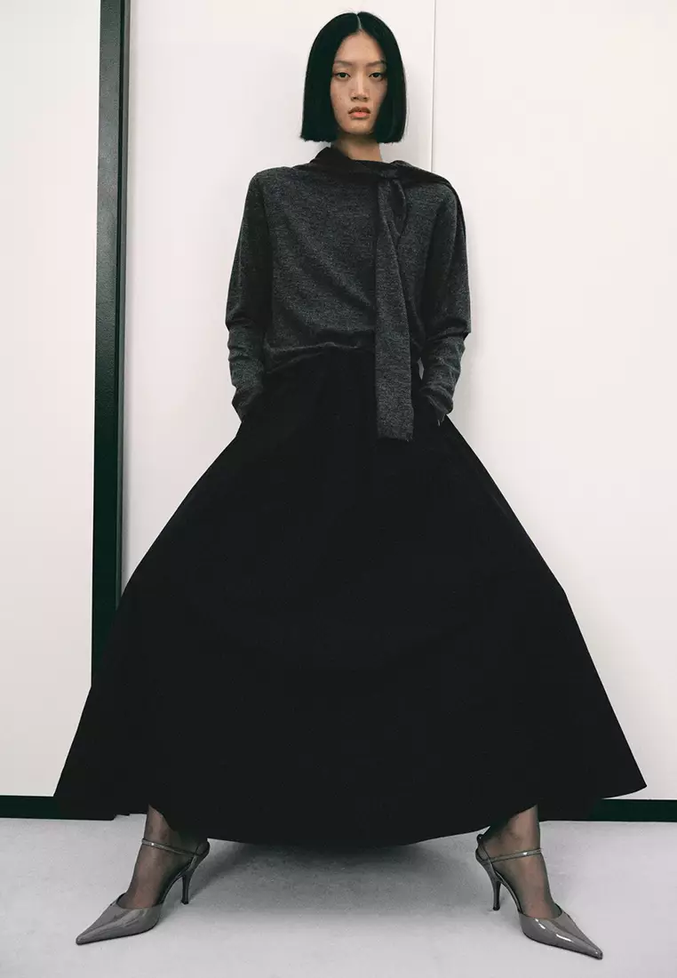 Combined-Design Sweater