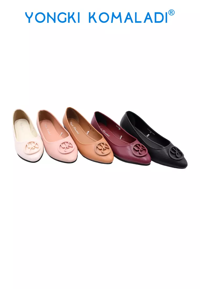 [ ORIGINAL ] YONGKI KOMALADI FLATSHOES OL-EJM-831-25R MAROON