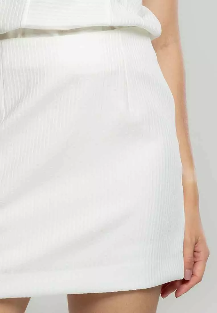 Riley Textured Mini Skirt
