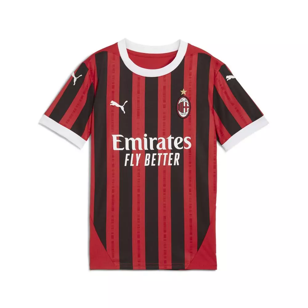 PUMA AC Milan Home Jersey Replica Jr 77498401 - Jersey Anak (Merah)