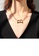 Glamorousky silver Simple Personality Plated Gold 316L Stainless Steel Alphabet B Chain Necklace 535D6AC8FE02A9GS_4