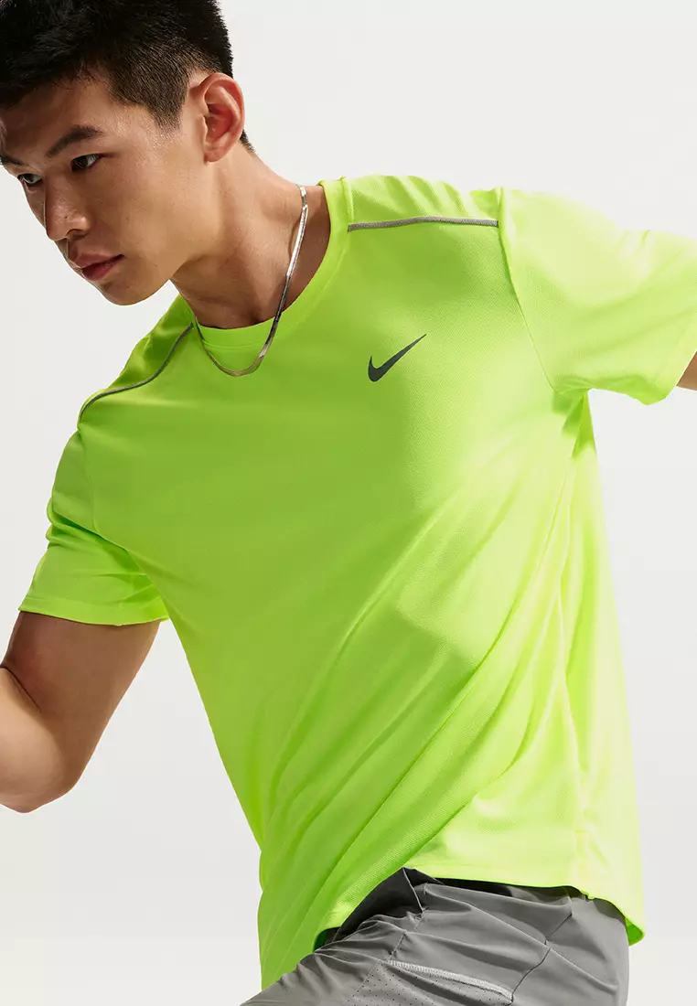 Miler Men's Dri-Fit UV Protection Short-Sleeves Running Top