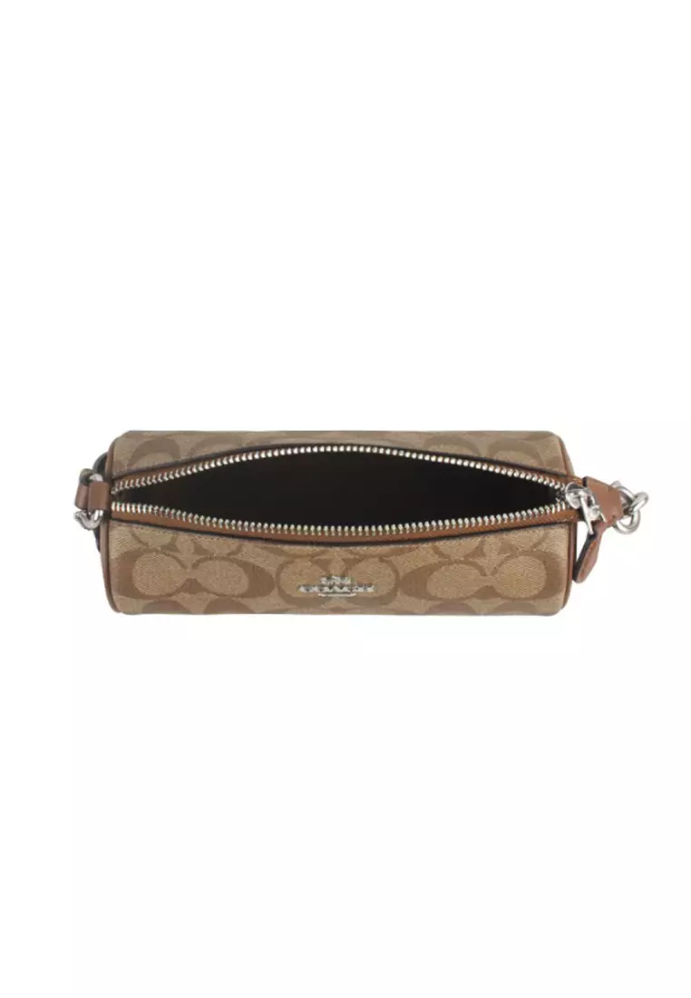 Buy Coach Women's Khaki/Brown Classic Pattern Shoulder Handbag 2024 ...