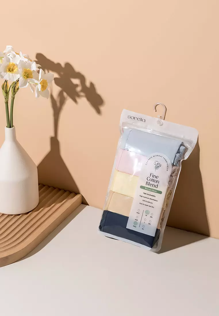 Sorella Panty Pack Fine Cotton Blend Midi S25-73257MIX