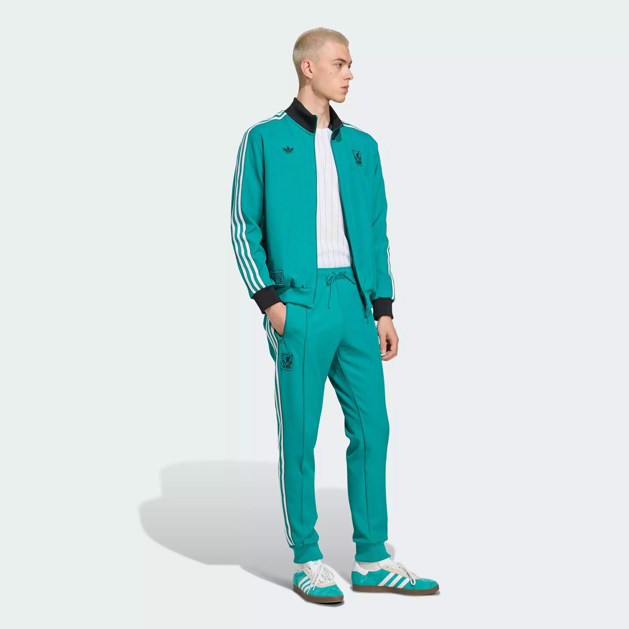 Football Liverpool FC Terrace Icons Track Top Men Green JW5464