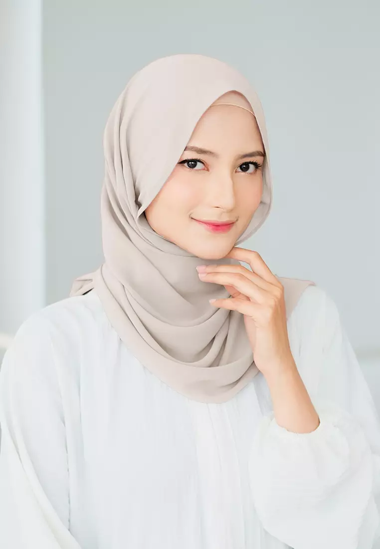 HIJAB INSTAN SAFFA - LIGHT CREAM