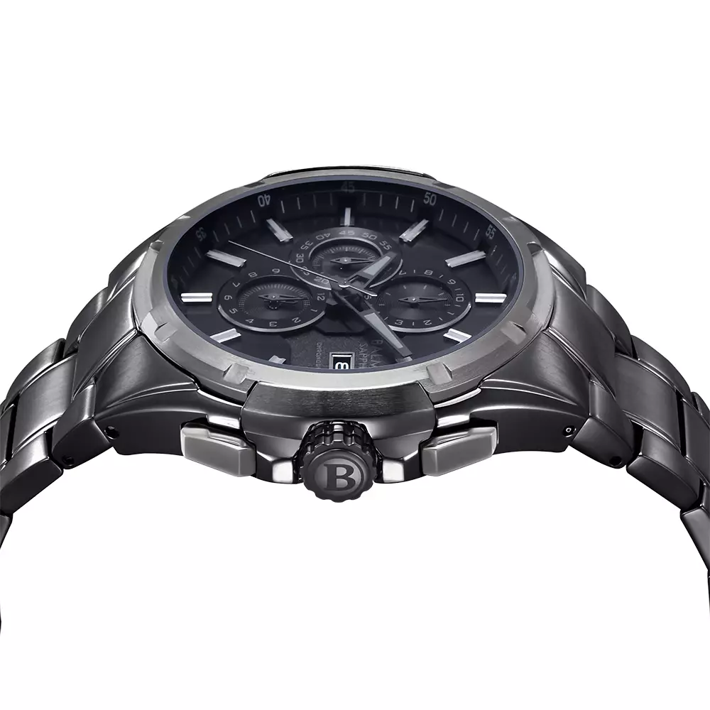 BALMER Jam Tangan Analog  Pria B-8159MC - STAINLESS STEEL - BK4