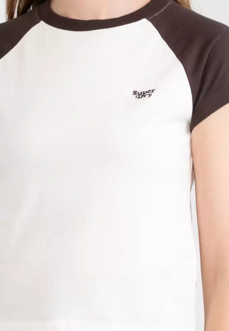 Essential Logo Raglan Slub T-Shirt