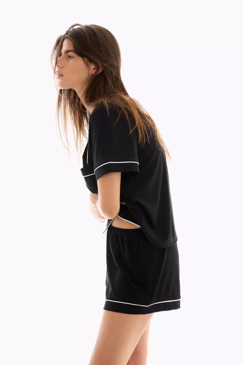 Viscose-blend pyjamas