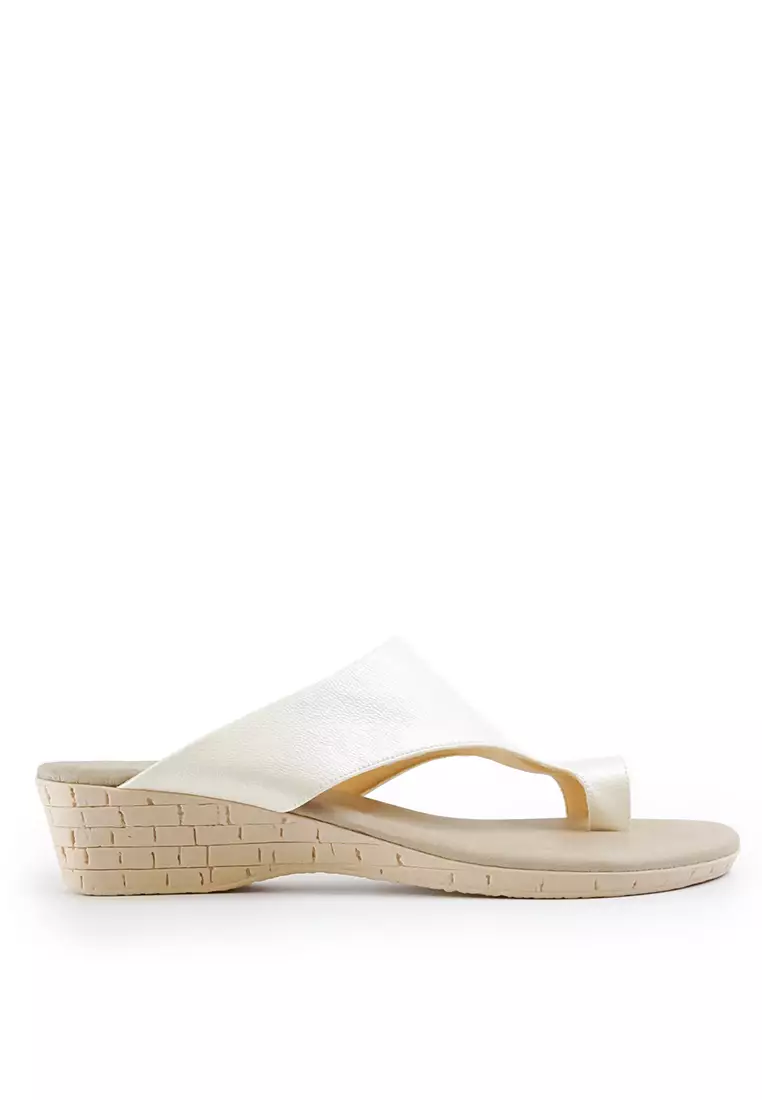 Wedge on sale thong sandals