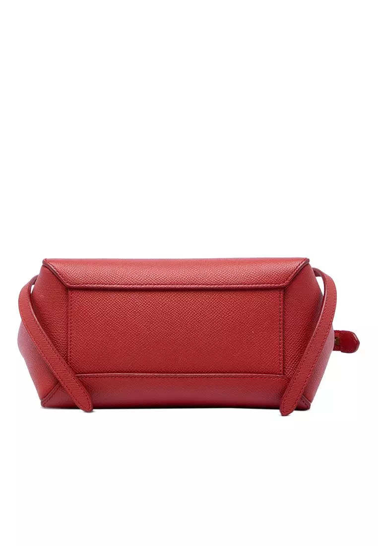Pre-Loved Celine Nano Grained Calfskin Belt Bag