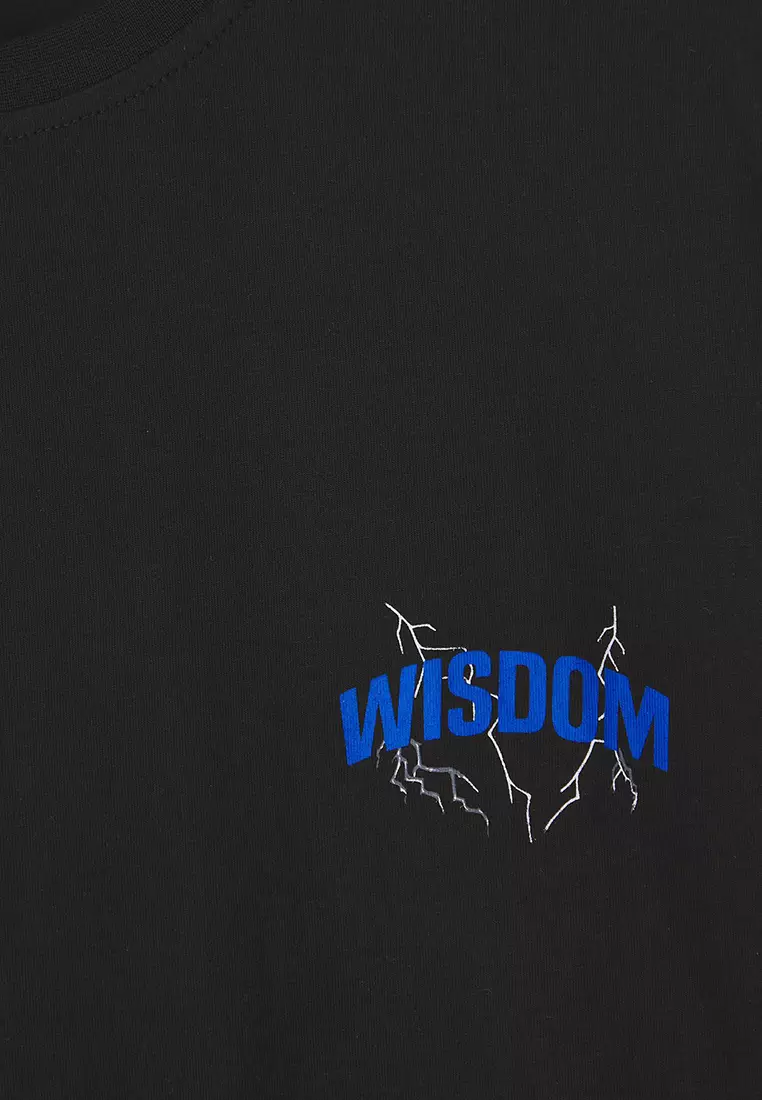 Ethnic Pattern Short Oversize T-Shirt