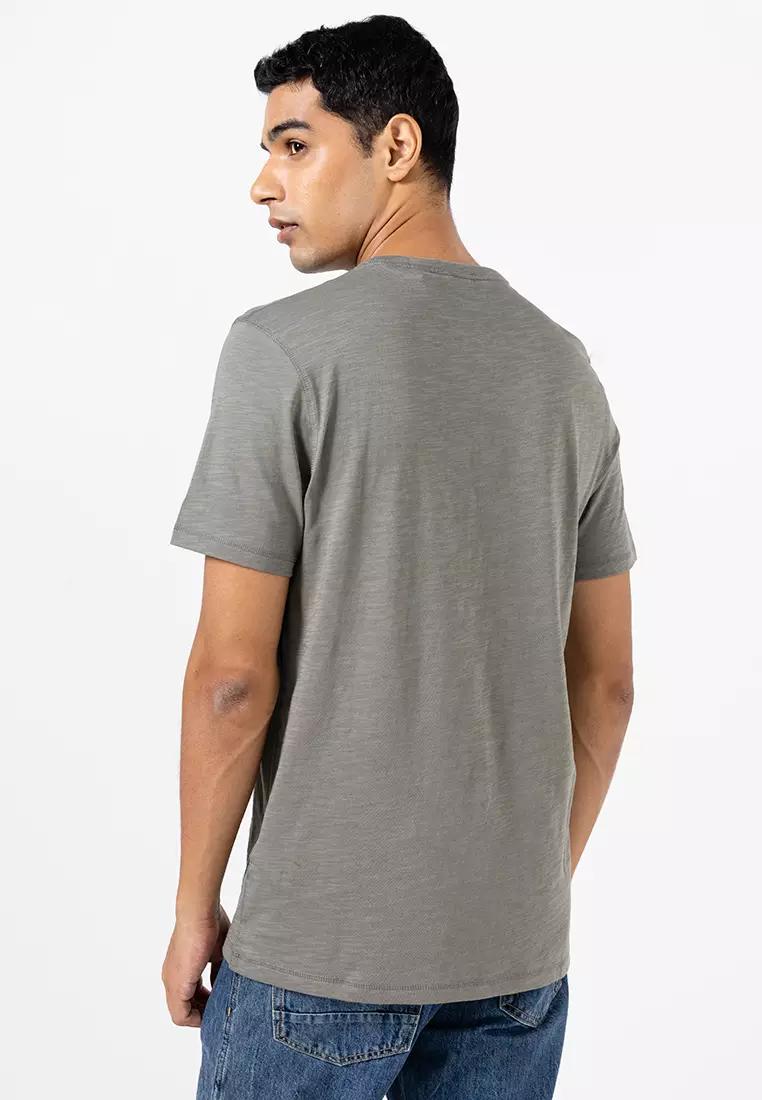 Logo Slub Cotton T-Shirt - BOSS Orange