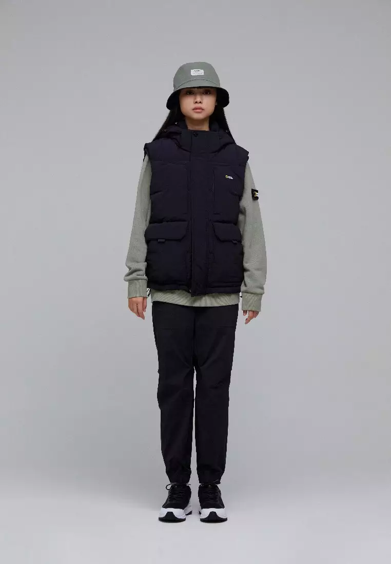 Unisex HELENA Hooded Duck Down Vest