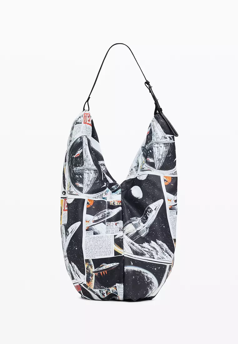 Large space newspaper shopper bag