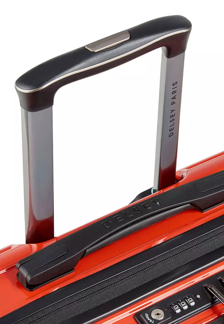 Buy Delsey Shadow 5.0 Front Opening Red 66cm (Medium) Luggage 2024