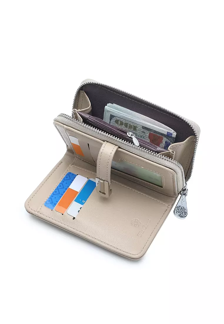 Women's Short Purse / Wallet - Beige